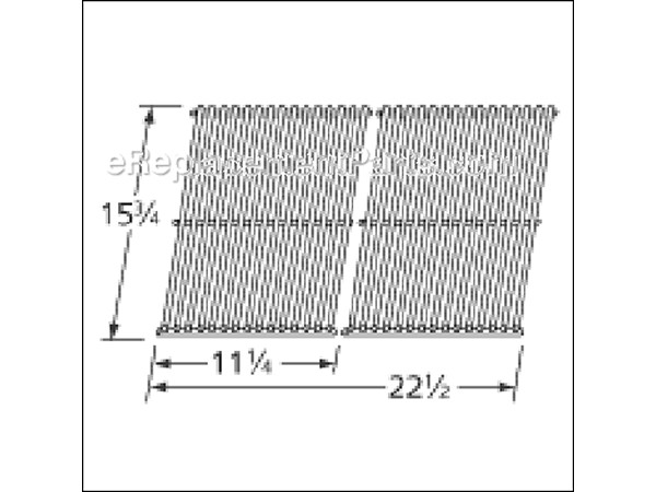 10518720-1-M-Aftermarket-537S2-Stainless Steel Wire Cooking Grid