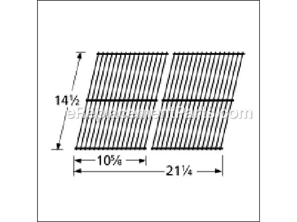 10518725-1-M-Aftermarket-54402-Porcelain Steel Wire Cooking Grid