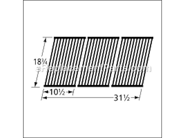 10518726-1-M-Aftermarket-54453-Porcelain Steel Wire Cooking Grid