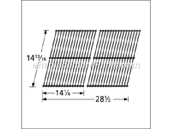 10518738-1-M-Aftermarket-57802-Porcelain Steel Wire Cooking Grid