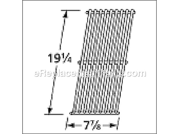 10518746-1-M-Aftermarket-5S531-Stainless Steel Clad Wire Cooking Grid