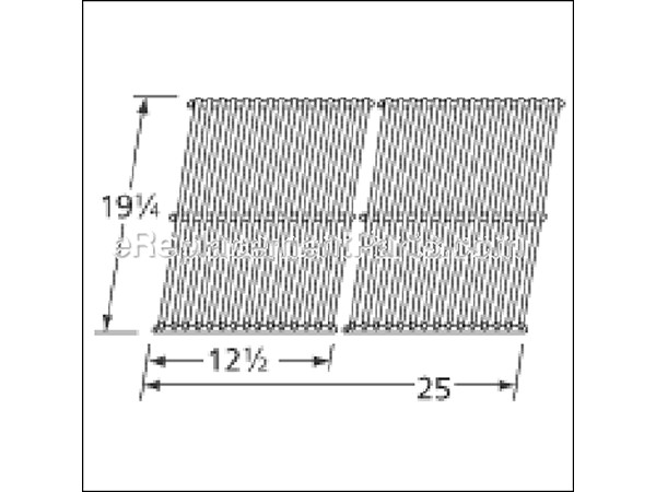 10518747-1-M-Aftermarket-5S612-Stainless Steel Clad Wire Cooking Grid