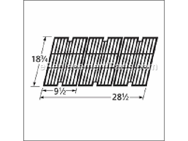 10518749-1-M-Aftermarket-60083-Gloss Cast Iron Cooking Grid