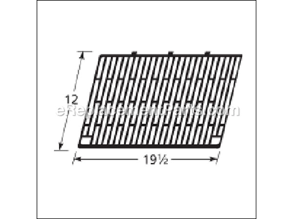 10518751-1-M-Aftermarket-60201-Gloss Cast Iron Cooking Grid
