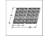 10518752-1-S-Aftermarket-61102-Gloss Cast Iron Cooking Grid