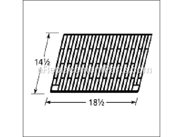10518756-1-M-Aftermarket-61401-Gloss Cast Iron Cooking Grid