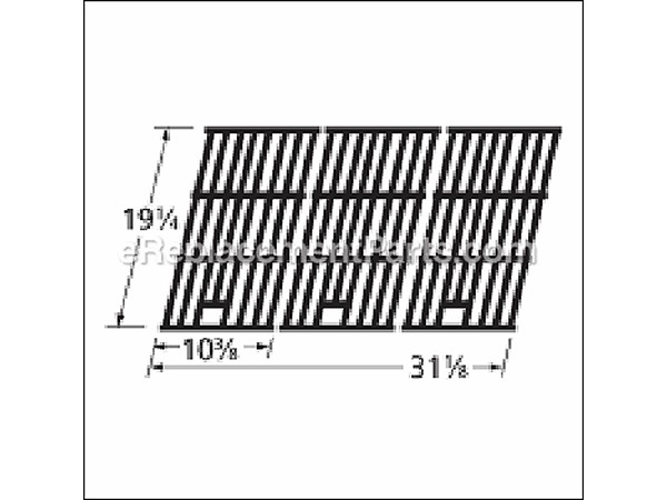 10518765-1-M-Aftermarket-65223-Gloss Cast Iron Cooking Grid