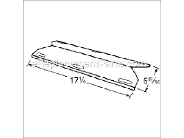 10518792-1-M-Aftermarket-91241-Stainless Steel Heat Plate