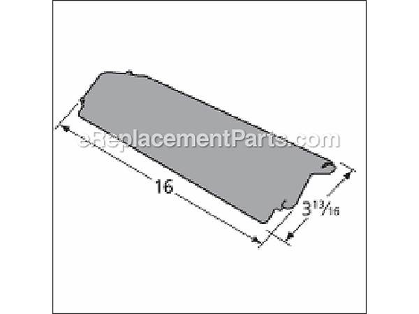 10518814-1-M-Aftermarket-93321-Porcelain Steel Heat Plate