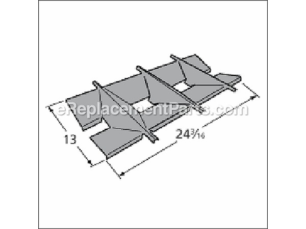 10518821-1-M-Aftermarket-95031-Porcelain Steel Heat Plate