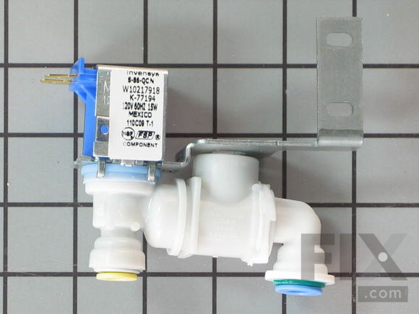 11738179-1-M-Whirlpool-W10881366-Water Inlet Valve with Quick Connections - 120V 60Hz
