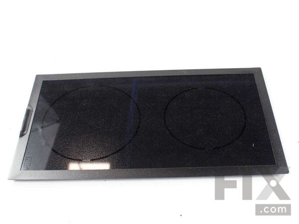 11742944-1-M-Whirlpool-WP5705M140-60-Cartridge Glass Top - Black