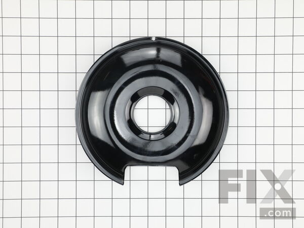 11743979-1-M-Whirlpool-WP74001479-Porcelain Drip Bowl - 8" - Black