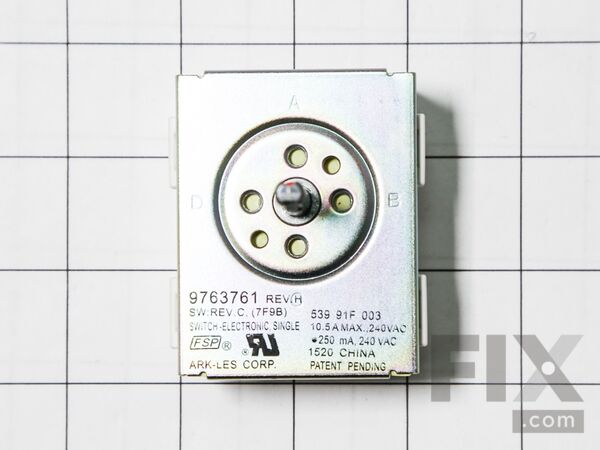 11747406-1-M-Whirlpool-WP9763761-Infinite Switch - Right Front