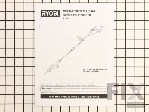 11860876-1-M-Ryobi-983000845-Operator&#39s Manual (960059100)