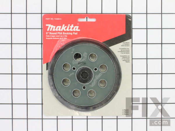 11885245-1-M-Makita-743082-6-Sander Pad - Adhesive Back (PSA)