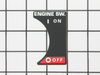 Mark, Engine Switch – Part Number: 87501-Z07-C30