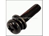 11904292-1-S-Hitachi-316-229-Machine Screw (W/Washers) M5X20 (Black)