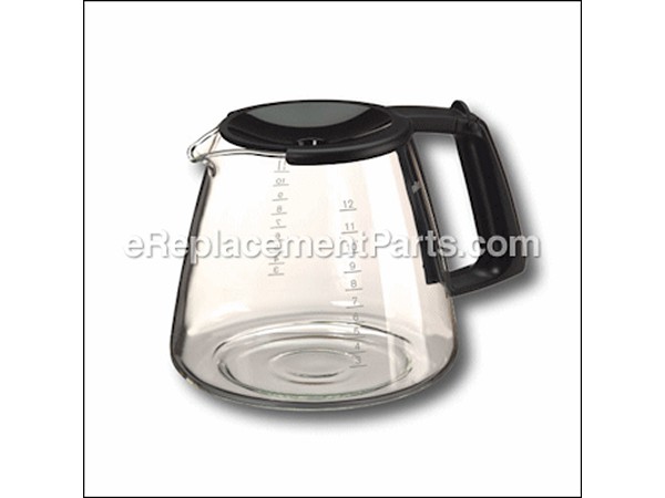 12007612-1-M-Braun-BR67050721-12 Cup Coffeemaker Glass Carafe with Lid, Gray
