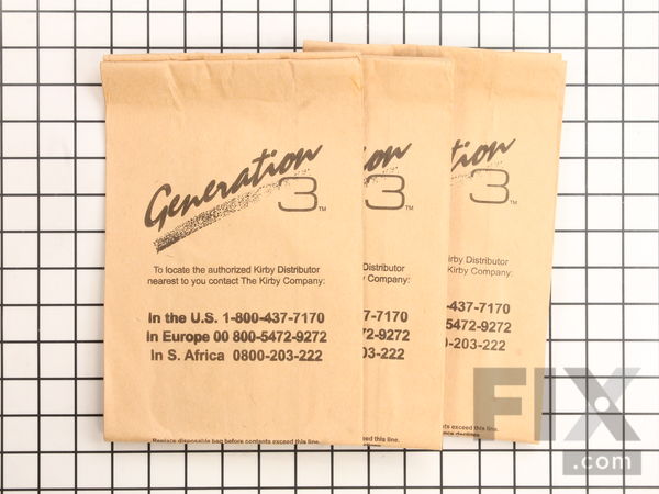 12041491-1-M-Kirby-K-197289-Disposable Paper Bags 3 Pk