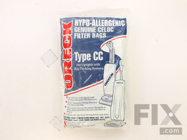 12049158-1-M-Oreck-O-20008DW-Dust Bag, (8 Pk.) Hypo Allergenic