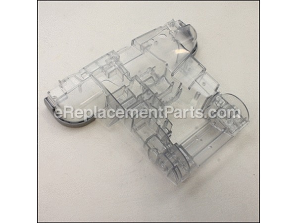 12065454-1-M-Hoover-H-302280007-Main Body / Nozzle Assembly-Clear / Satin Silver