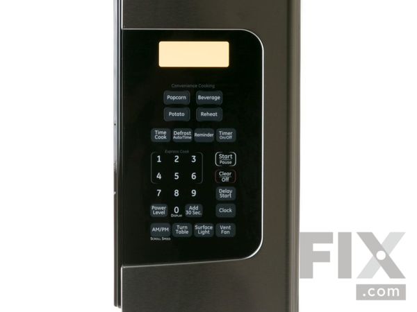 1480867-1-M-GE-WB07X11014        -Control Panel - Black/Stainless