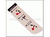 LABEL – Part Number: 2610917099