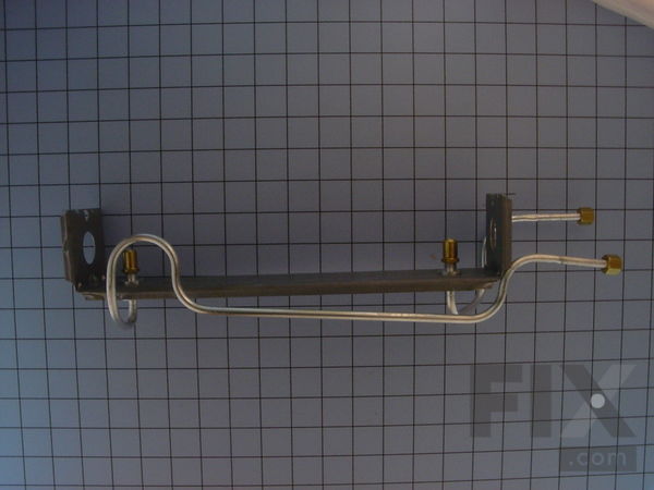 2002843-1-M-Whirlpool-12001076-Burner Tube and Fitting Assembly -  Left Side