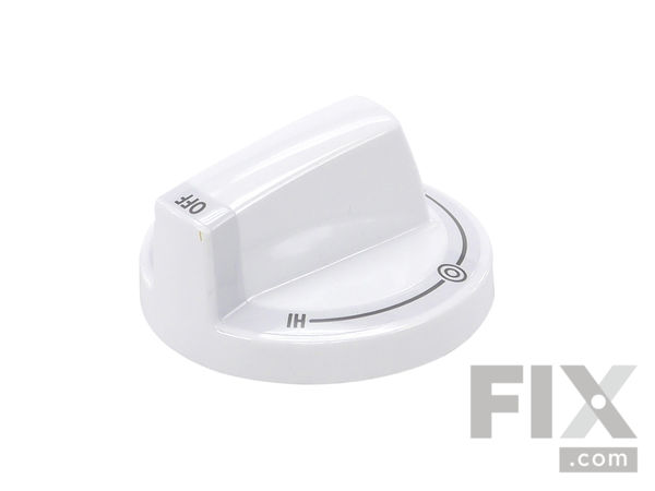 2324822-1-M-Whirlpool-7737P418-60-Knob - White - Right Front and Left Rear