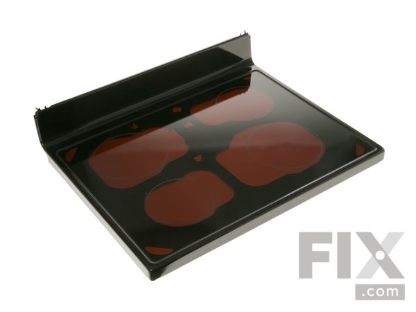 2370440-1-M-GE-WB57K10142-RANGE TOP AND GLASS Assembly
