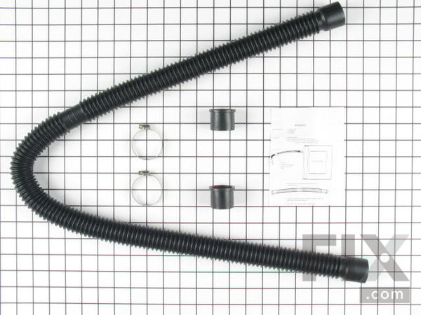 273704-1-M-GE-WH49X301          -Drain Hose Extension with Adapter and Clamp