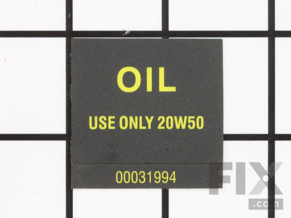 8772094-1-M-MTD-00031994-Decal Oil Only 20W50