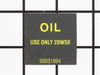 8772094-1-S-MTD-00031994-Decal Oil Only 20W50