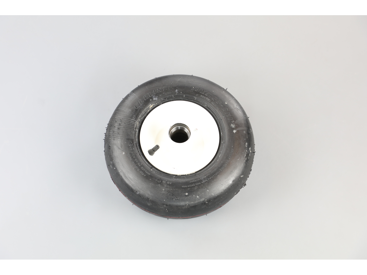 RUSSO 2-Pack Flat Free Wheel Tire Assembly For Exmark Toro Mowers – 109-9126, 633582