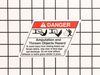 9092992-1-S-Murray-7101665YP-Decal, Danger, Do Not Operate With Out Deflector Shield