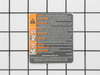 Decal-Warning – Part Number: 530059905
