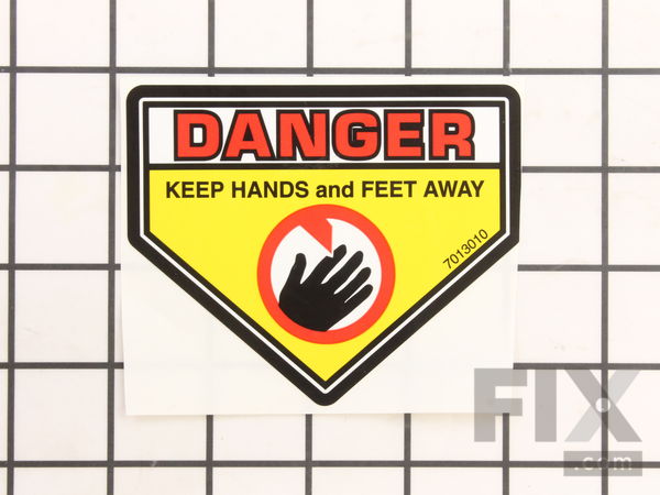 9998711-1-M-Snapper-7013010SM-Decal, Danger (Cut Finger)