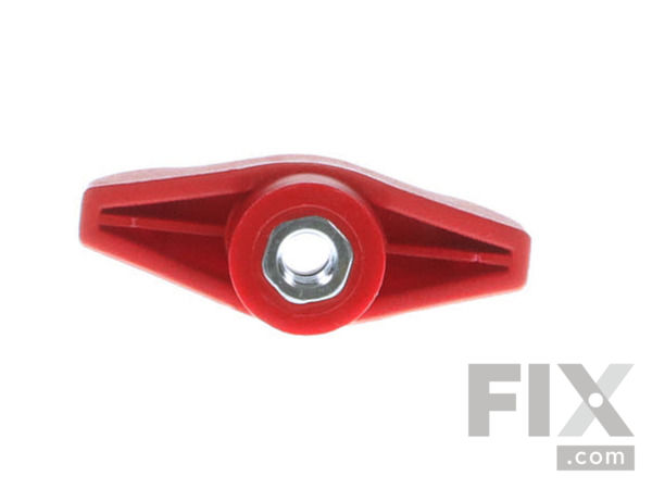 9096073-1-S-MTD-720-04124-Wing Knob, Red 360 view